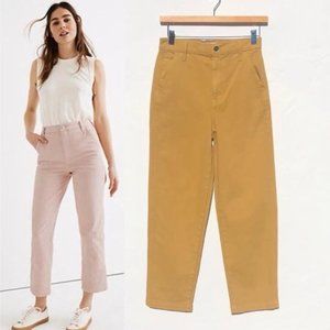 NWT Madewell Classic Straight Leg Ankle Crop Pants 23